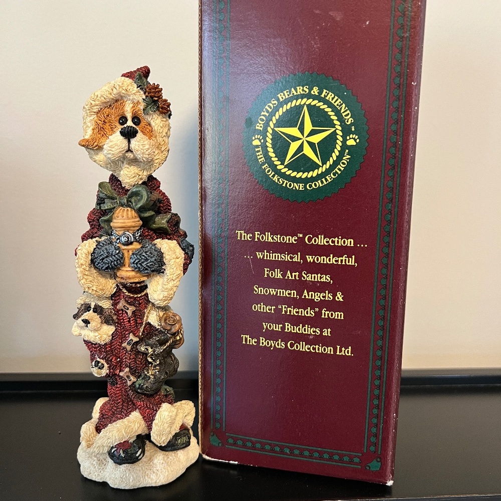 Boyds Bear Bernie Igotwatiwanted 1995 Folkstone Collection Style 2873